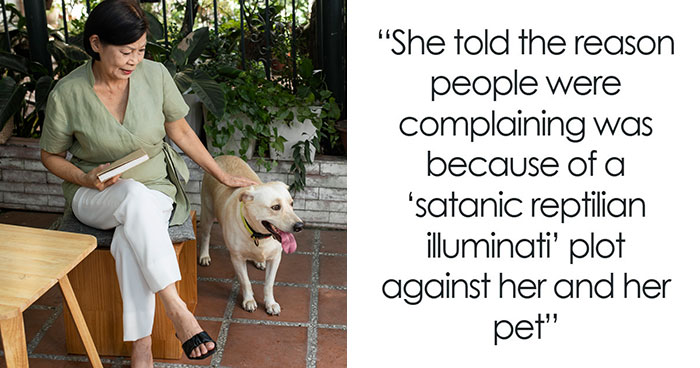 Hotel Tells Employee To Not Bring Untrained Dog To Work, She Calls Them “Satanic Reptilian Illuminati”
