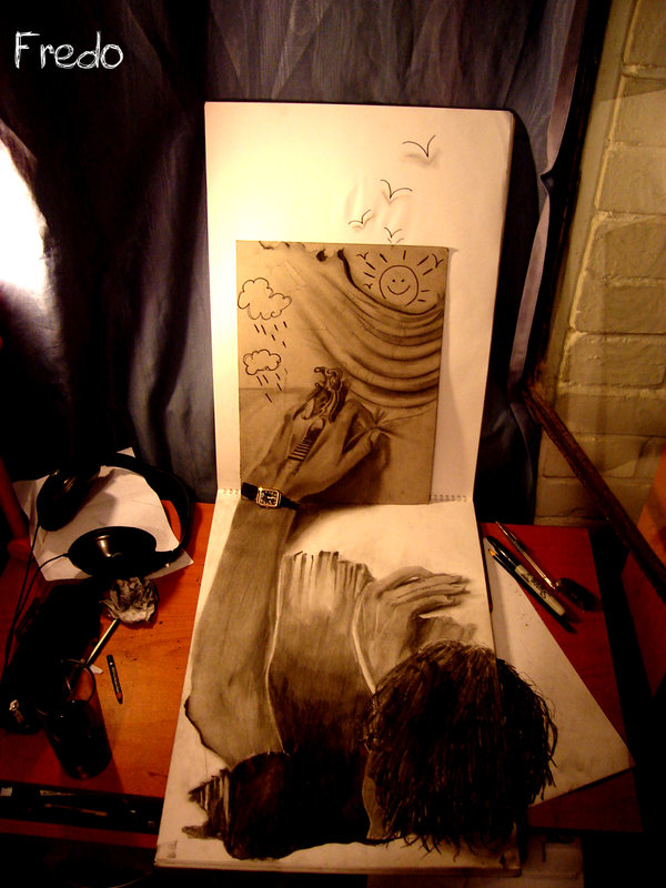 Amazing 3D Pencil Drawings by 17 Year Old Fredo