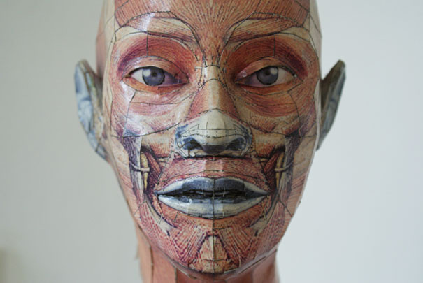 Realistic 3D Paper Portraits by Bert Simons