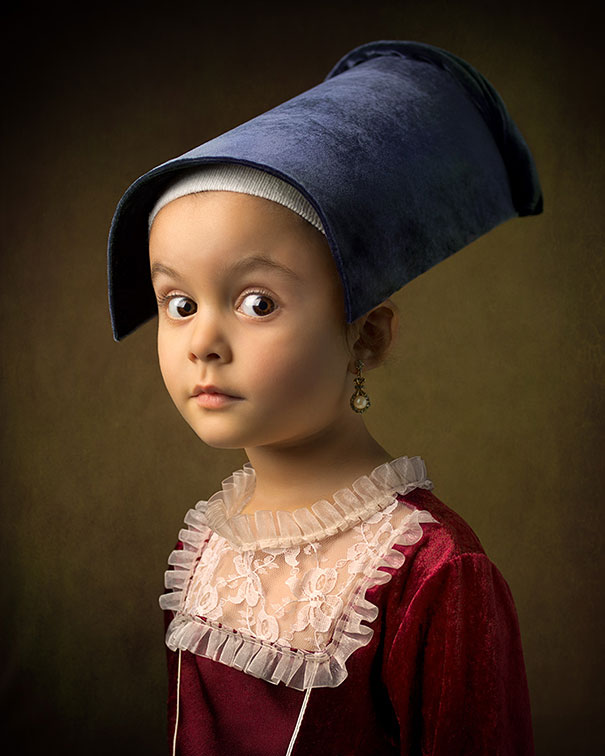 Father and His 5-Year-Old Daughter Recreate Classic Paintings