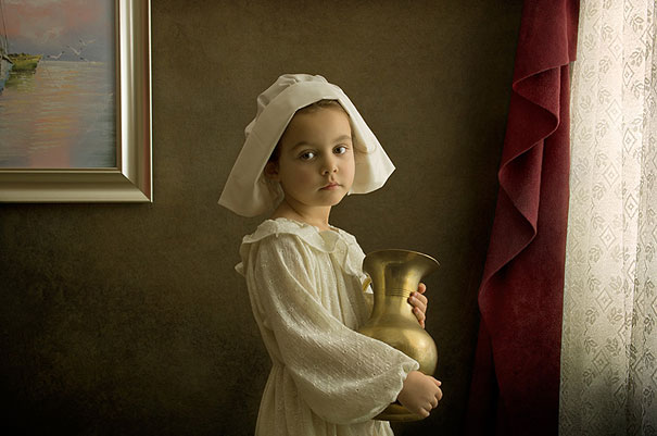 Father and His 5-Year-Old Daughter Recreate Classic Paintings