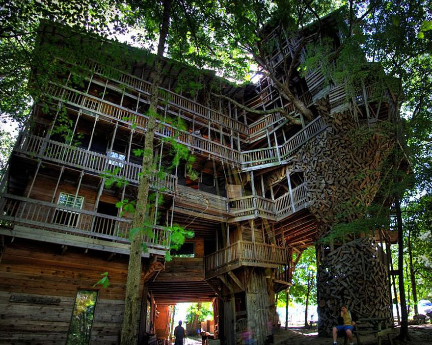 17 Of The Most Amazing Treehouses From Around The World Bored Panda,Low Maintenance Backyard Landscaping Small Garden Ideas No Grass
