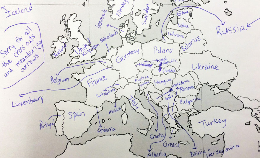 Americans Were Asked To Place European Countries On A Map Here S