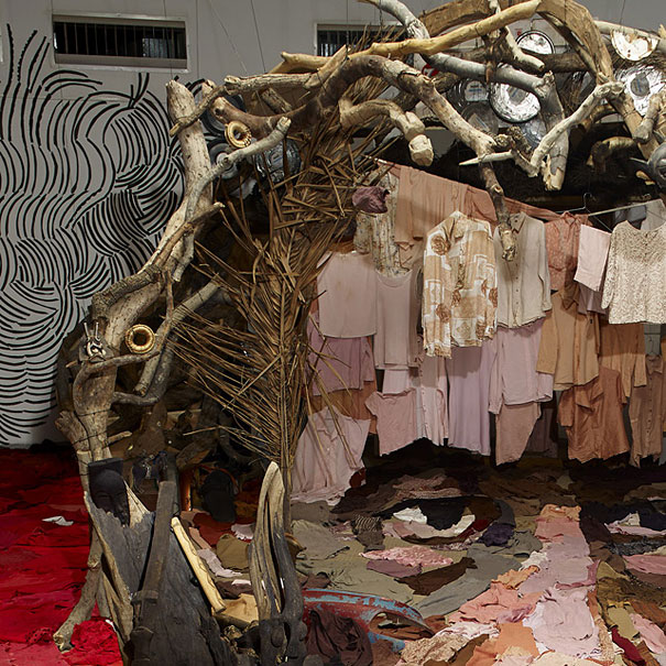 Massive Optical Illusion Made of Recycled Objects