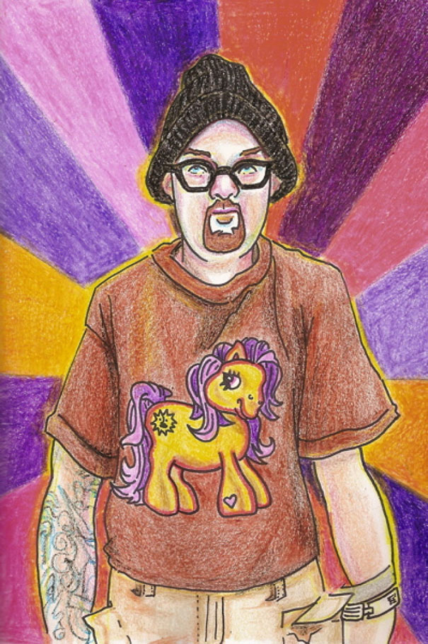 Artist Takes Different Drug Every Day and Draws His SelfPortrait