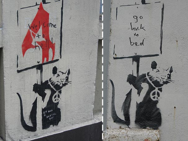 80+ Beautiful Street Crimes done by BANKSY