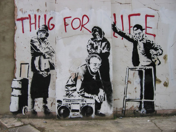 80+ Beautiful Street Crimes done by BANKSY