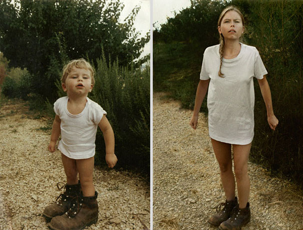 back to the future 13 - Fotógrafa Argentina recria foto antiga com a mesma pessoa anos depois