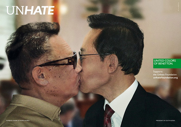 'Unhate' Ad Campaign by Benetton Shows World Leaders Kissing