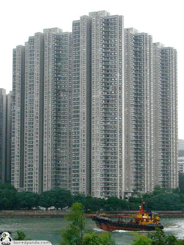 Seriously Big Blocks of Flats In China