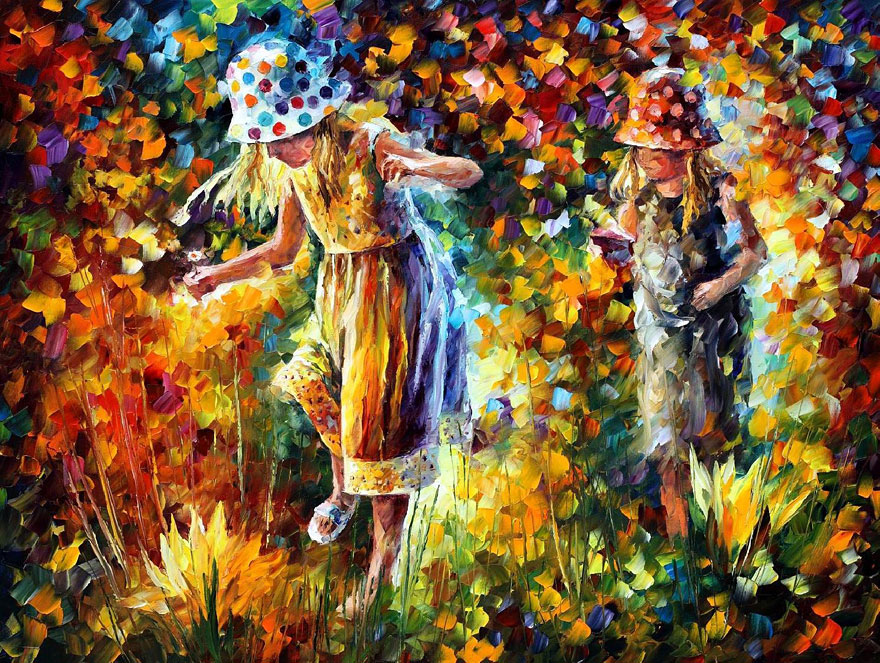 The Fusion Of Colors In Leonid Afremov's Nostalgic Oil Paintings