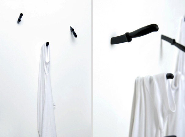 20 Cool and Creative Wall Hook Designs