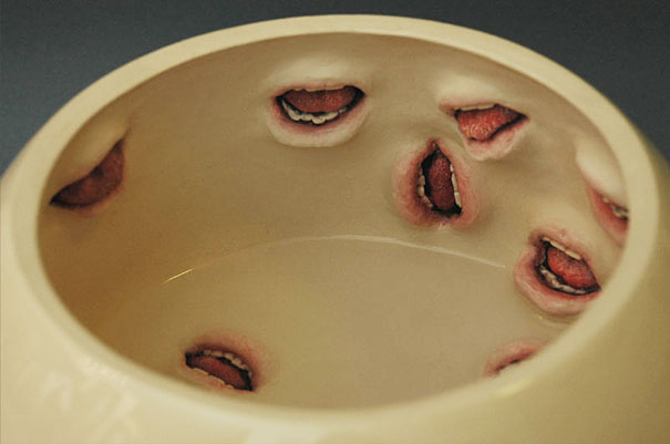 Creepy Tableware by Ronit Baranga