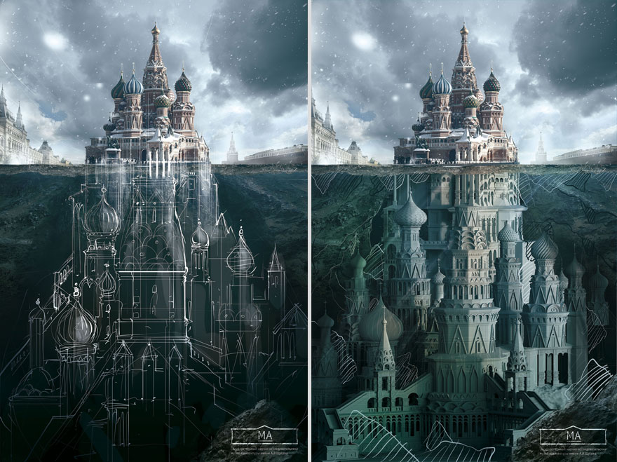 Discover the Full Story: What's Below the Famous Russian Buildings