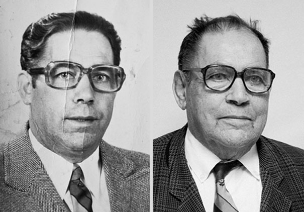 Before and After Portraits Reveal the Effects of Time and Aging
