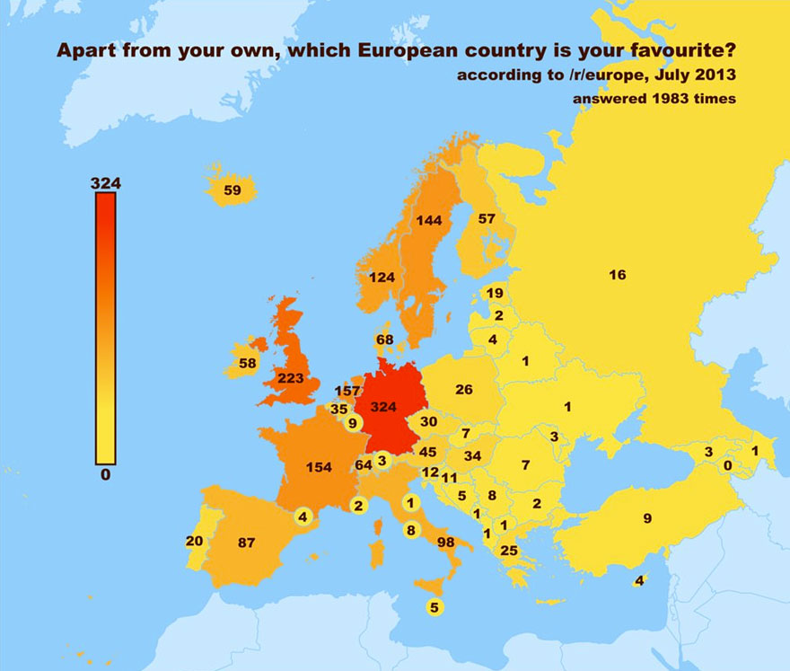 Poll Reveals Europe’s Drunkest, Hottest and Silliest-Sounding Countries