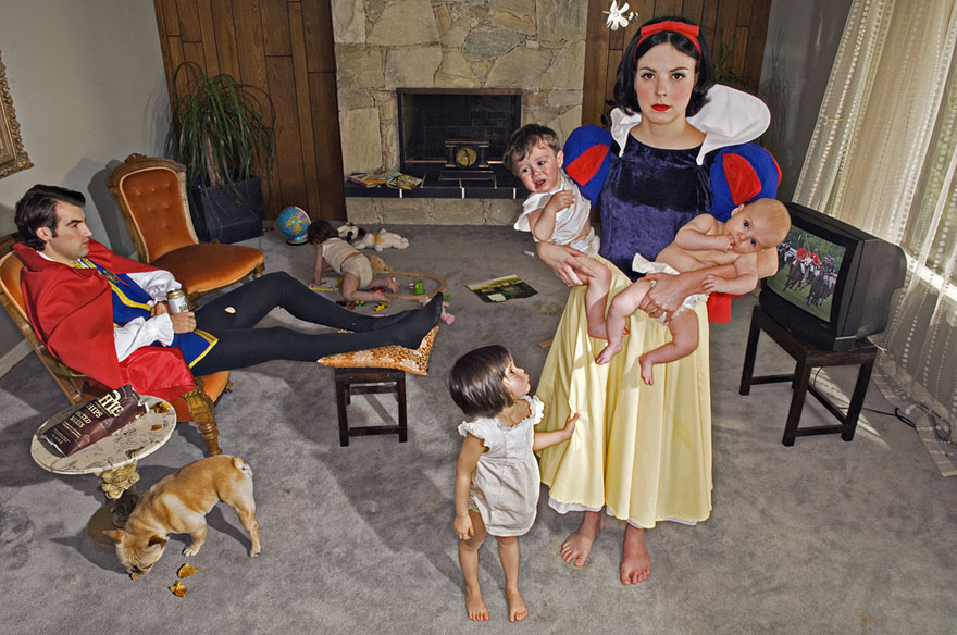 Disney Princesses Reimagined As Housewives In Cool Pictures