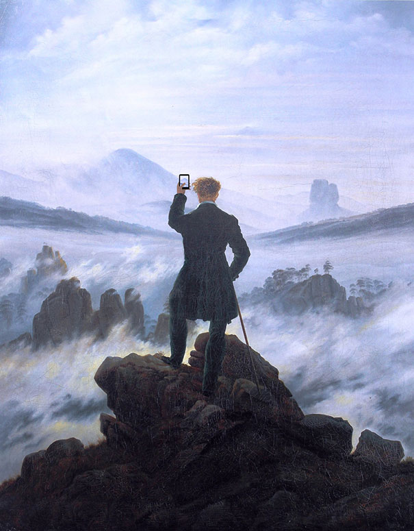 Famous Paintings Updated With 21st-Century Gadgets