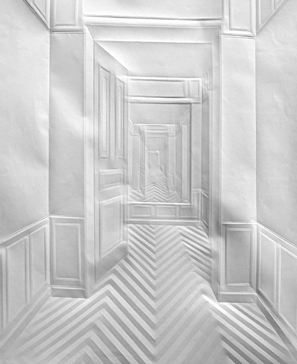 Incredible Folded Paper Art by Simon Schubert