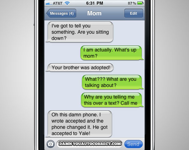 40 Funniest AutoCorrects Of 2011
