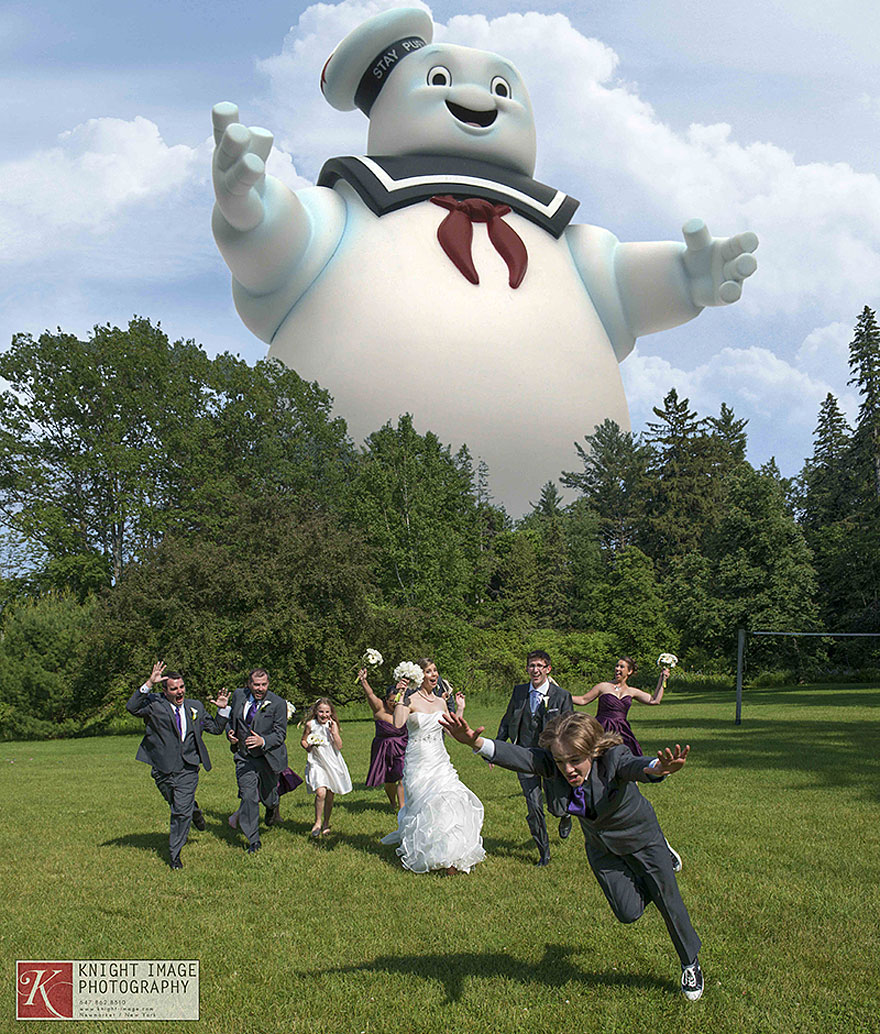 Newest Trend: Crazy Wedding Party Attack Pictures