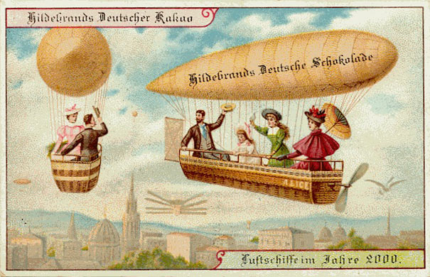 Future-Predicting Postcards From Around 1900