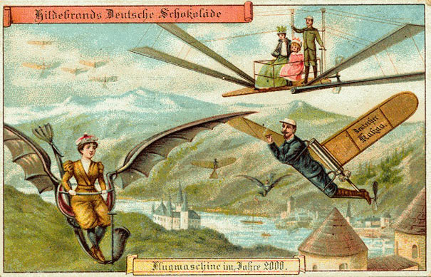 Future-Predicting Postcards From Around 1900
