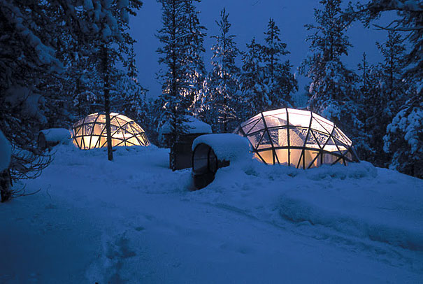 Glass Igloo Hotel in Finland