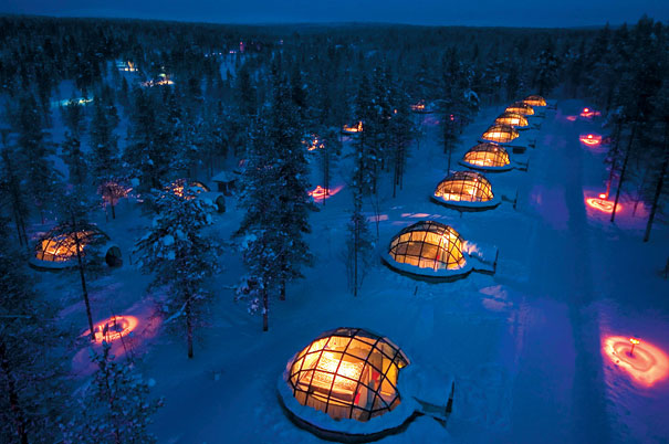 Glass Igloo Hotel in Finland