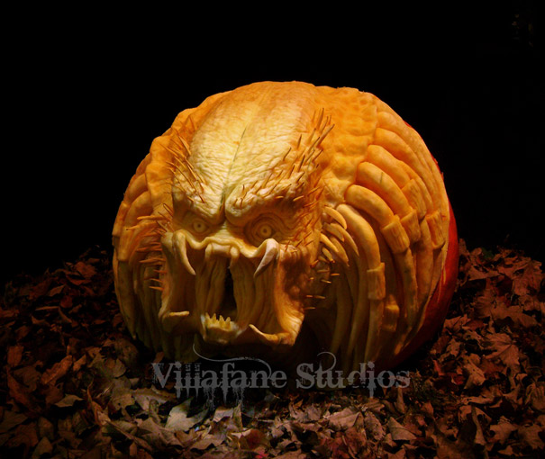 Amazing Pumpkin Carvings by Ray Villafane