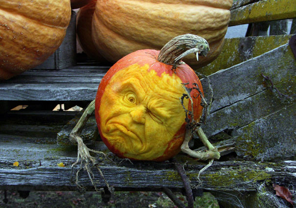 Amazing Pumpkin Carvings by Ray Villafane