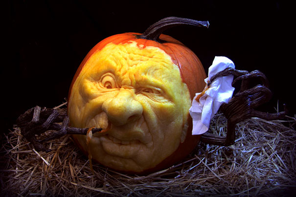 More Amazing Pumpkin Carvings by Ray Villafane