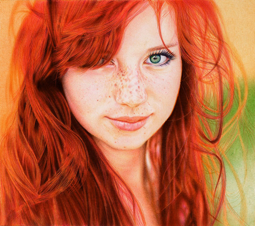 Photorealistic Ballpoint Pen Drawings by 29-Year-Old Lawyer