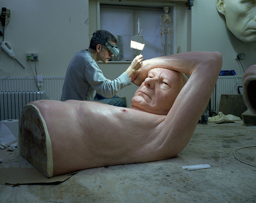 New Hyperrealistic Sculptures by Ron Mueck