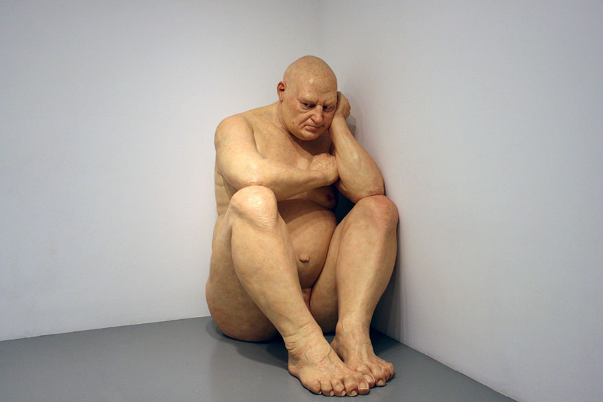 New Hyperrealistic Sculptures by Ron Mueck