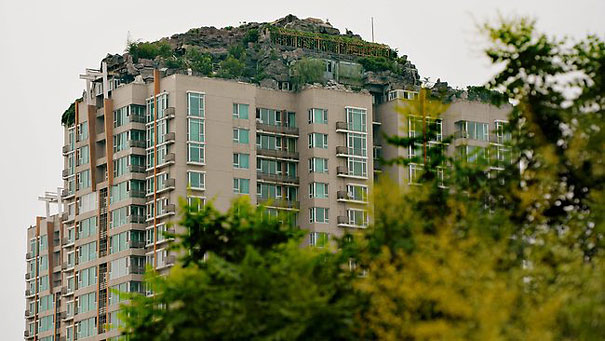 Professor Builds Illegal Mountain Villa Atop 26-Story Building in Beijing