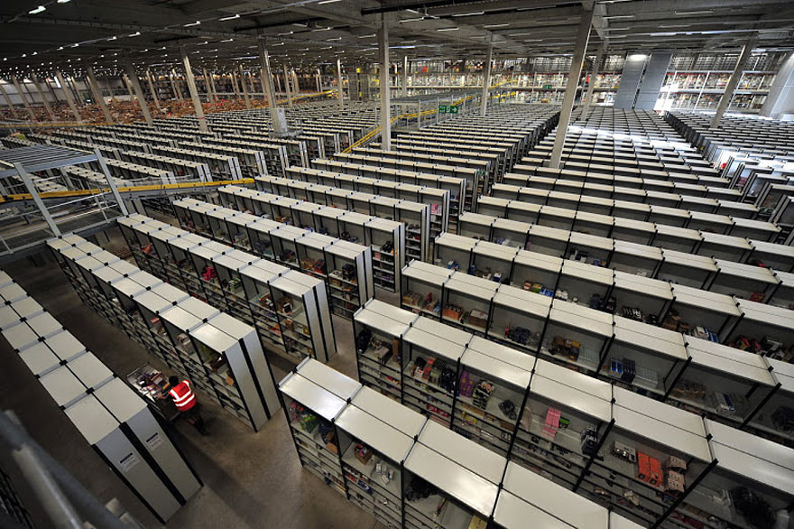 An Inside Look at 'Chaotic' Amazon Warehouses