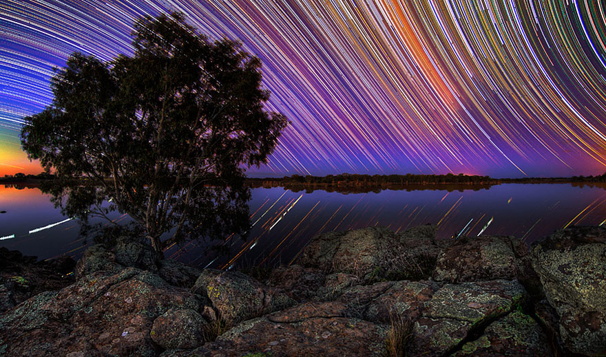 Stunning Long Exposure Shots of Australian Star Trails
