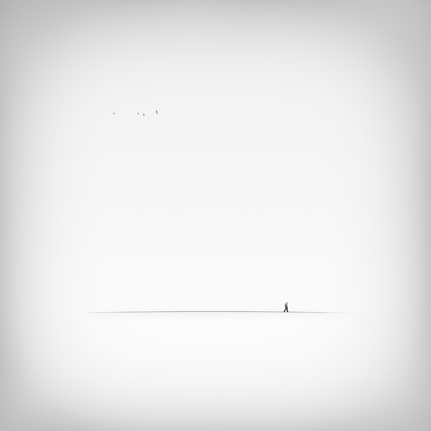 Minimalist Black and White Photography by Hossein Zare