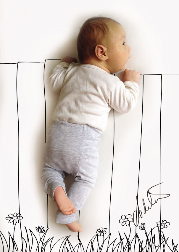 Mom Turns Her Baby's Napping Positions Into Art
