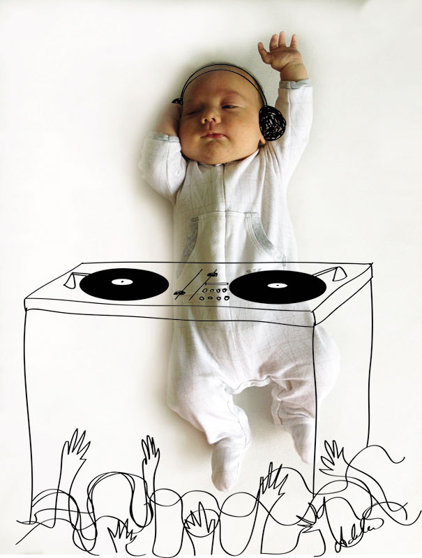 Mom Turns Her Baby's Napping Positions Into Art