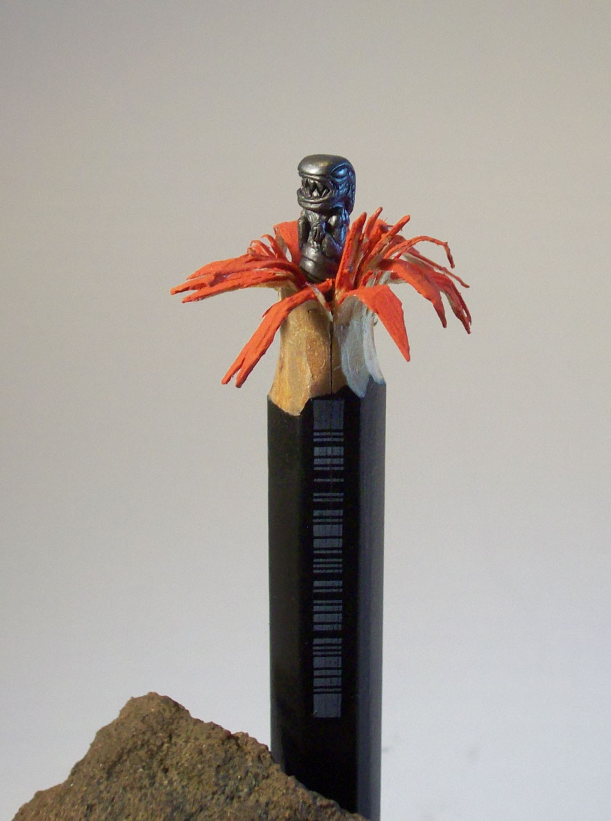 Incredible Pencil Sculptures by Cerkahegyzo