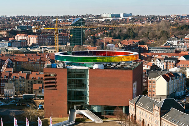 Your Rainbow Panorama: A Giant 360° Colorful Rooftop Walkway in Denmark