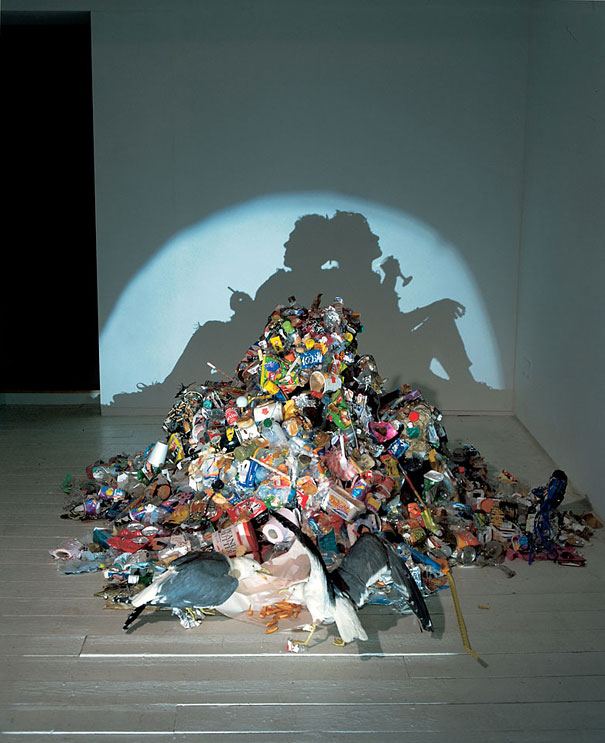 Incredible Shadow Sculptures Made of Rubbish