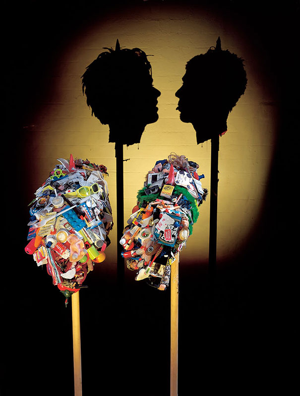 Incredible Shadow Sculptures Made of Rubbish