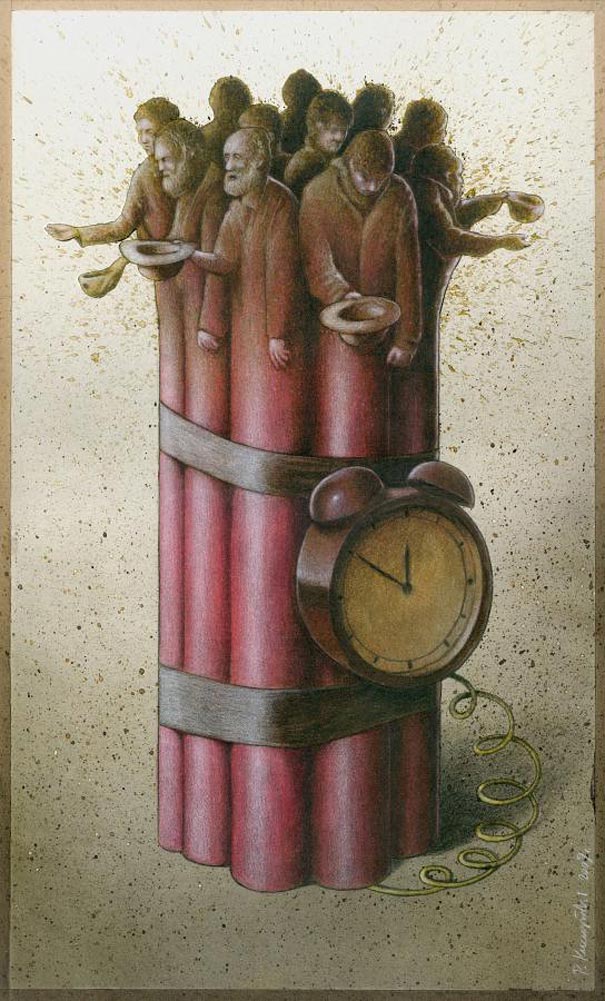 Satirical Illustrations by Pawel Kuczynski