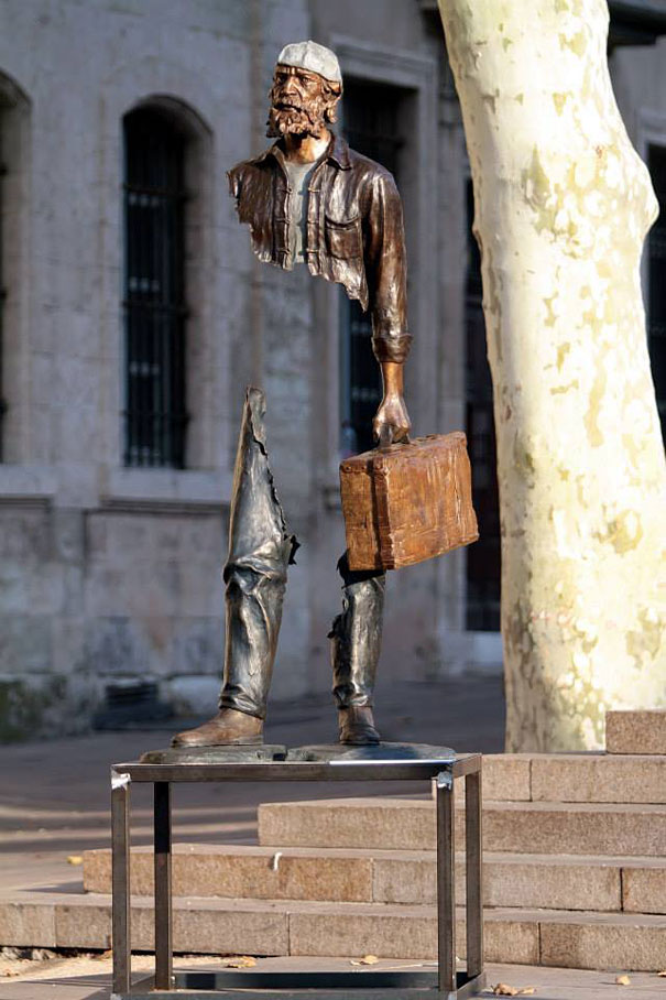 The Beautifully Imperfect Bronze Sculptures Of Bruno Catalano Are Not All There