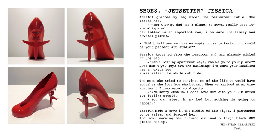 Artist Creates 12 Shoes For 12 Ex Lovers 
