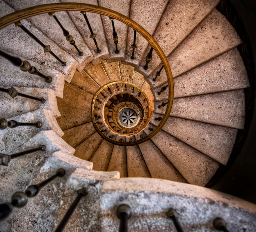 beautiful spiral staircase