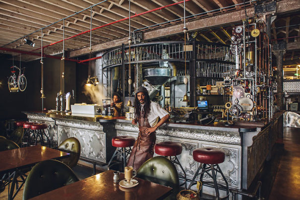Awesome Steampunk Interior Design At Truth Cafe In South Africa